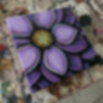 Thumbnail: 12”x12” x1.5” Flower 💜💜💜