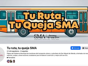 “Tu Ruta, Tu Queja”: La campaña que busca mejorar el transporte público en San Miguel de Allende