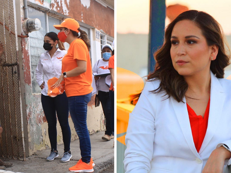 Leticia Hernández, la candidata de Nuevo Laredo que se ganó la confianza de la gente.