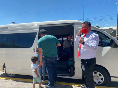 Ricardo Carranza Vega pone a disposición de los Pueblos del Rincón traslados para vacuna Covid19