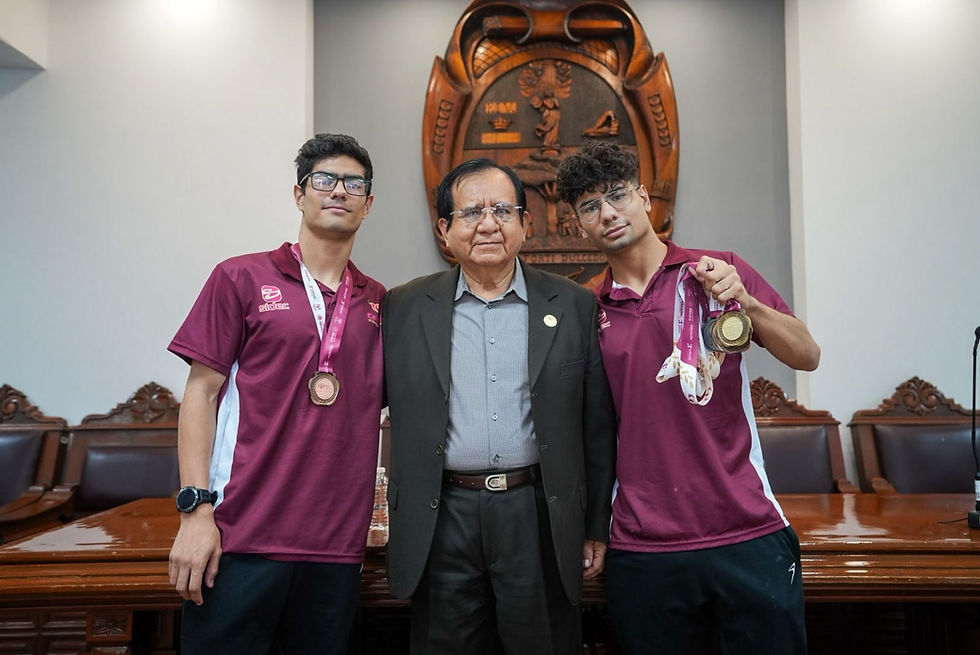 JUAN MIGUEL RAMÍREZ RECONOCE A MEDALLISTAS DE OLIMPIADA Y PARALIMPIADA NACIONAL CONADE 2025