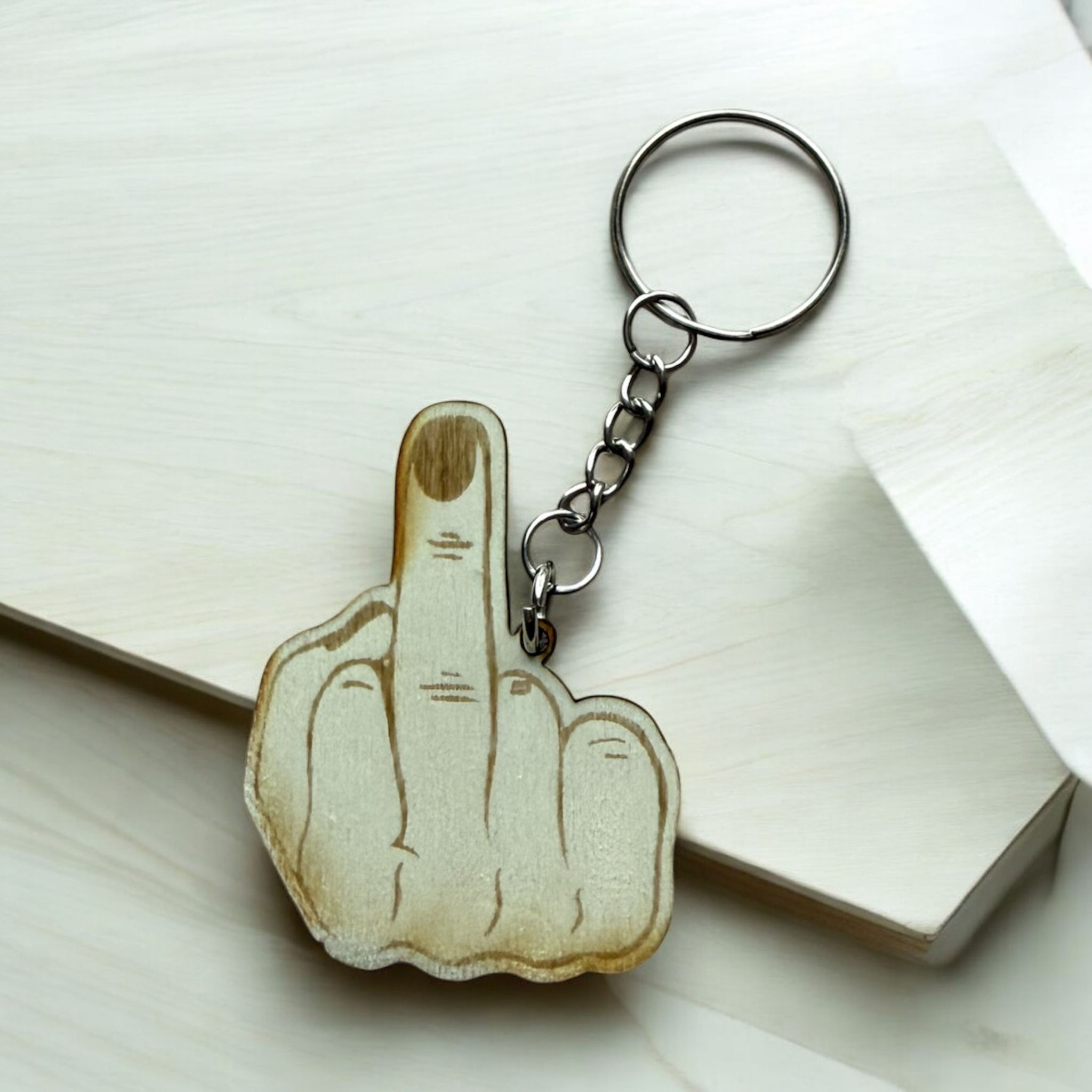 Schlüsselanhänger "Mittelfinger"
