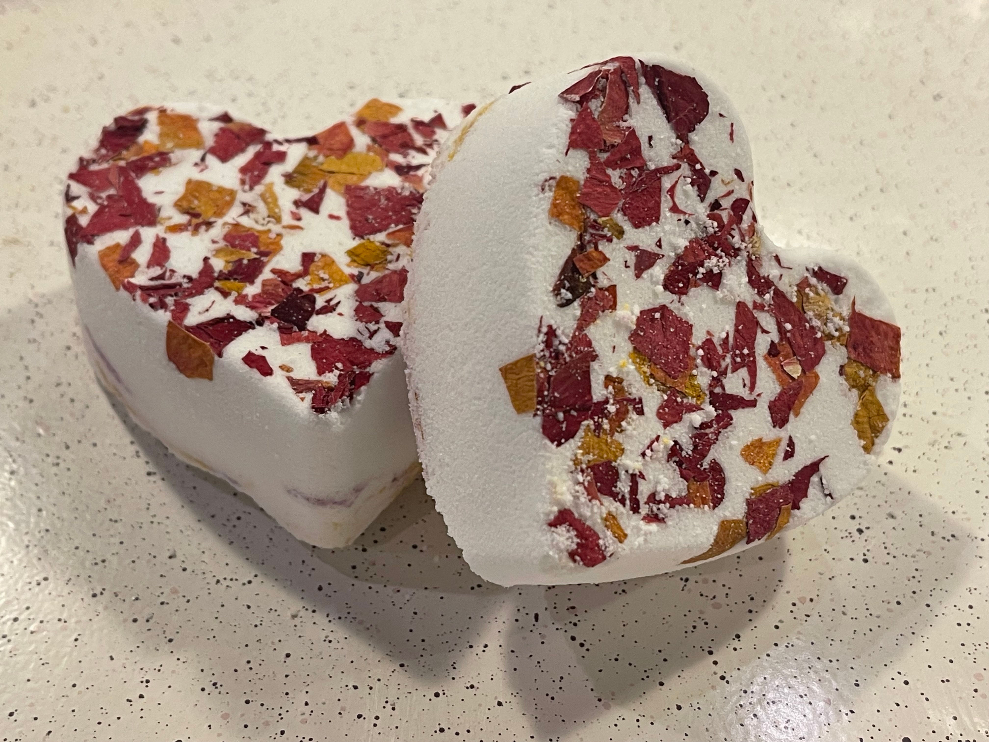 Double Heart Rose - Bath Treat
