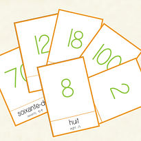 Flashcards for learning French numbers from 0 to 1000 FLE FFL. Created by French-smile.