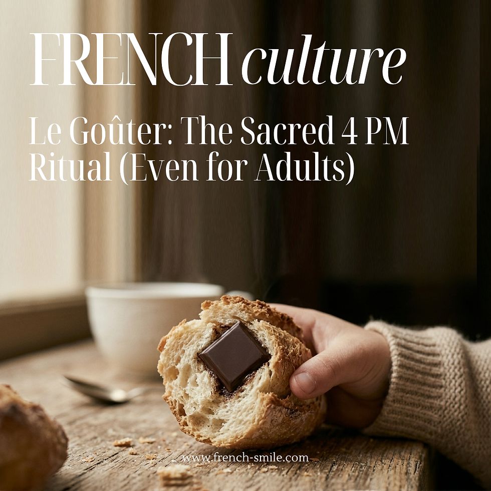Le Goûter: The Sacred 4 PM Ritual (Even for Adults)