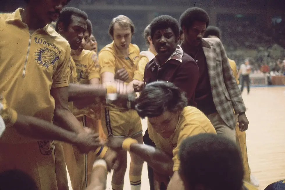 Photo: Al Attles coaching the San Francisco Warriors during the 1975 NBA Finals against the Washington Bullets. Photo credit: Walter Iooss Jr., Sports Illustrated and Getty Images.