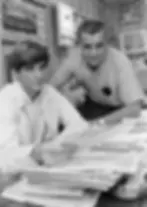 Photo: Press Maravich and his son Pete Maravich going through fan mail at Louisiana State University in 1970. Photo credit: Jack Thornell, Associated Press, Beaver County Times.