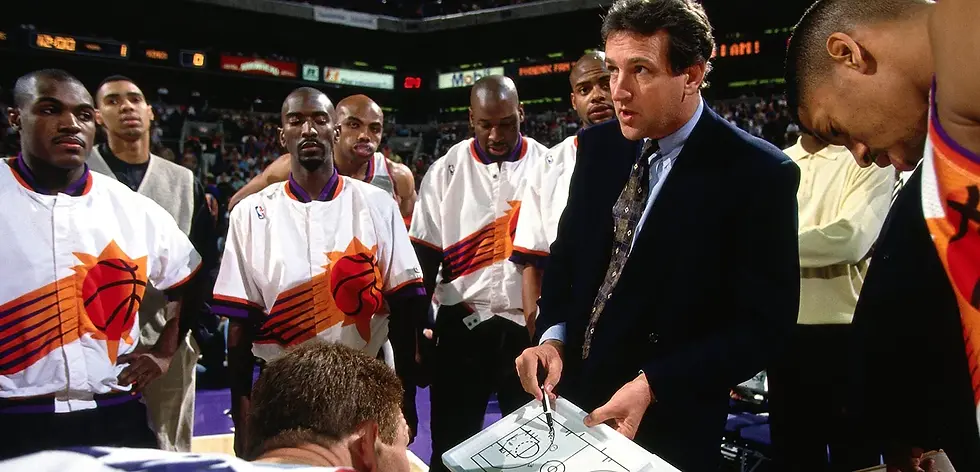 Photo: Paul Westphal coaching the Phoenix Suns. Photo credit: NBA Entertainment.