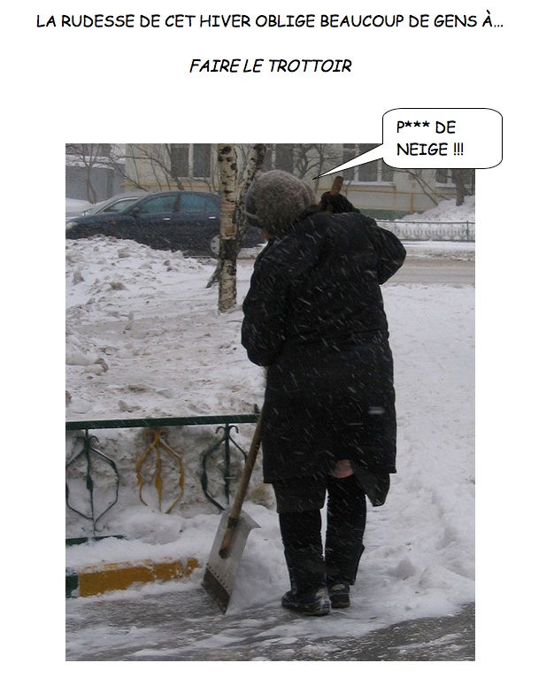 Trottoir-neige