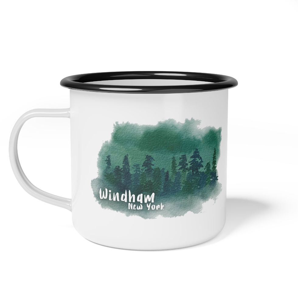Thumbnail: Windham Mist - Enamel Camp Cup - Outdoor Adventure Mug