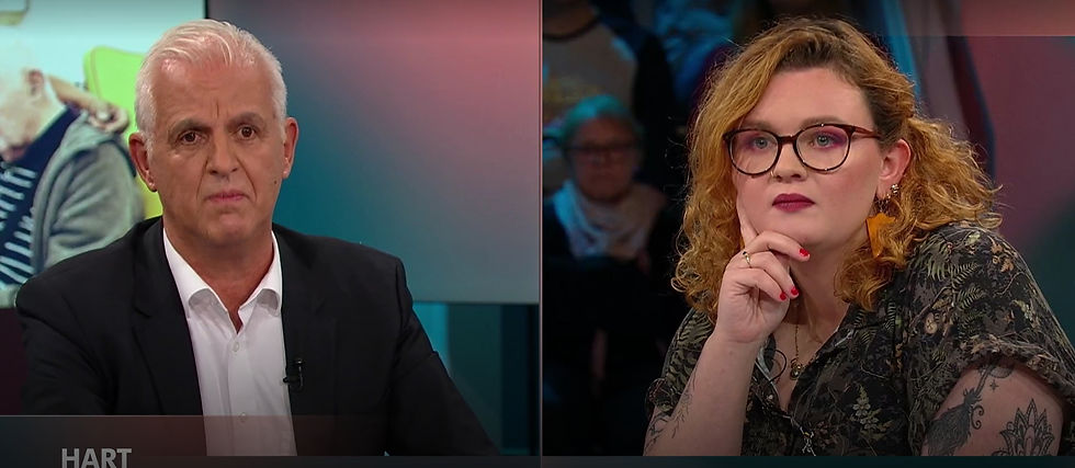 Bernd Meurer – Präsident des Bundesverbands privater Anbieter sozialer Dienste (bpa) und Stella Merendino (Die Linke) – Bundestagsabgeordnete und Krankenpflegerin lieferten sich eine hitzige Diskussion.