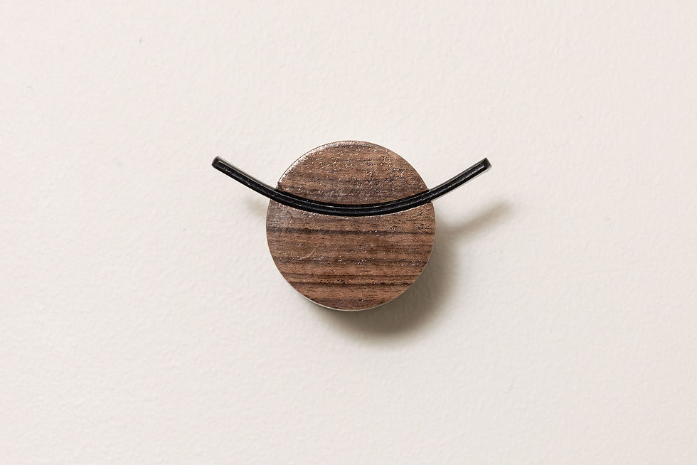 Thumbnail: Wood & Black Steel Hook