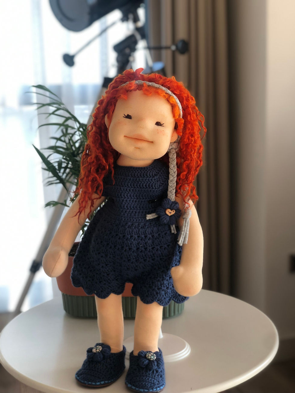 Thumbnail: April  ręcznie wykonana lalka w stylu Waldorfskim 46cm