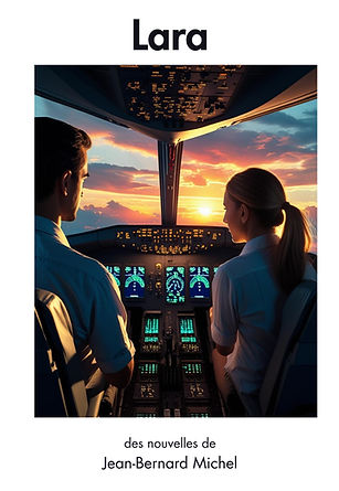 Jean-Michel BERNARD, auteur de romans SF et d'anticipation, nouvelles. Deux aviateurs s'aiment. Ils se sont rencontrés sur le tarmac d'un aéroport et volent, voire convolent ensemble jusqu'à faire l'amour dans l'avion lorsqu'il est vide de passagers.