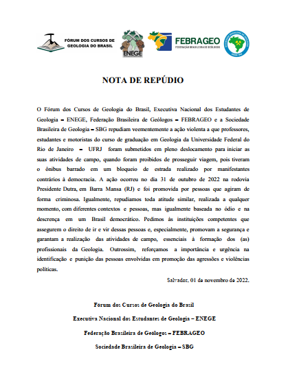 Nota de repúdio: ação violenta contra alunos, professores e motoristas da UFRJ em protesto golpista