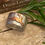 Thumbnail: Hare Ring © -Sterling Silver & Copper Size N