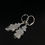 Thumbnail: Oak Leaf Long Drop Earrings © - Sterling Silver (Eco Silver)