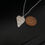 Thumbnail: Reticulated Silver Stone Set heart Pendant © F&W