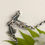 Thumbnail: Hedgehog and Ivy Leaf Necklace © - Oxidised W&F