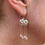 Thumbnail: Cloud Raindrop British Weather Earrings © - Sterling Silver (Eco Silver)