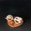 Thumbnail: Silver Running Hare Earrings Circle
