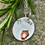 Thumbnail: 79 Miles Wolds Way Completed Acorn Copper  Silver Necklace