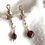 Thumbnail: Silver Ivy Leaf Drop Stud Earrings for ET