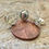 Thumbnail: Silver Running Hare Earrings Circle
