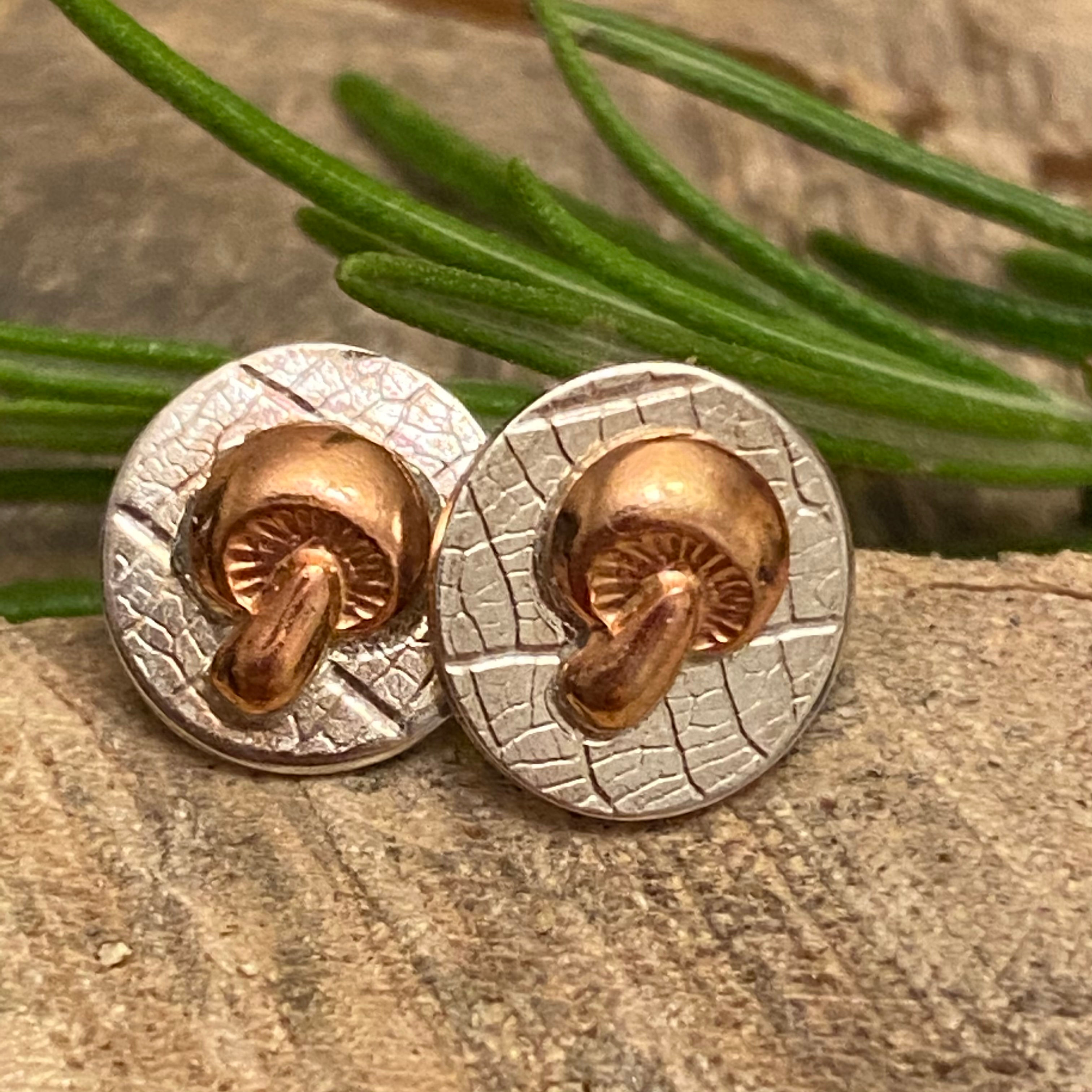 Mushroom Stud Earring