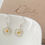 Thumbnail: Tiny Daisy Drop Gold and  Silver Earrings F&amp;W