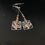 Thumbnail: Boxing Hares long drop earrings in Copper and Silver