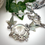 Thumbnail: Owl and Ivy Leaf Necklace © - Oxidised W&F