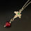 Thumbnail: The Holly and the Ivy Leaf Pendant