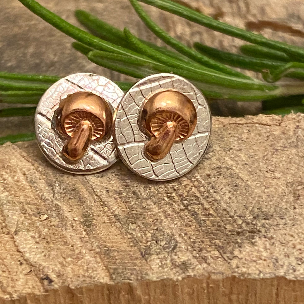 Thumbnail: Mushroom Stud Earring
