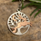 Thumbnail: Small Running Hare; Tree of Life Pendant ©