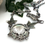 Thumbnail: Owl and Ivy Leaf Necklace © - Oxidised W&F