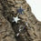 Thumbnail: Silver Star Stud Drop Earrings.