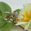 Thumbnail: Silver Copper Bee Earrings