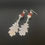 Thumbnail: Acorn and Oak Leaf Log Drop Earrings © - Sterling Silver (Eco Silver)