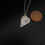 Thumbnail: Reticulated Silver Stone Set heart Pendant © F&W