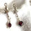 Thumbnail: Silver Ivy Leaf Drop Stud Earrings for ET