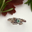 Thumbnail: Emerald Oxidised Silver Twig Ring Silver (pre-order)