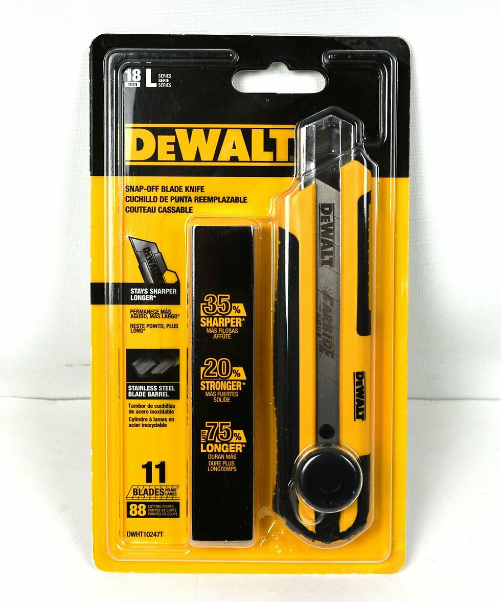 DeWalt 18mm Snap-off blade knife (DWHT10247T)