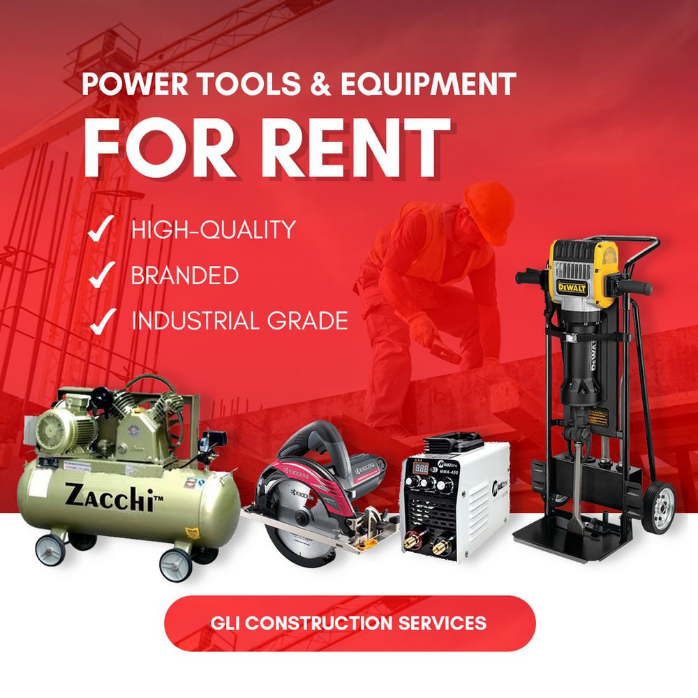 Power Tools and Construction Equipment for Rent in Calamba, Laguna