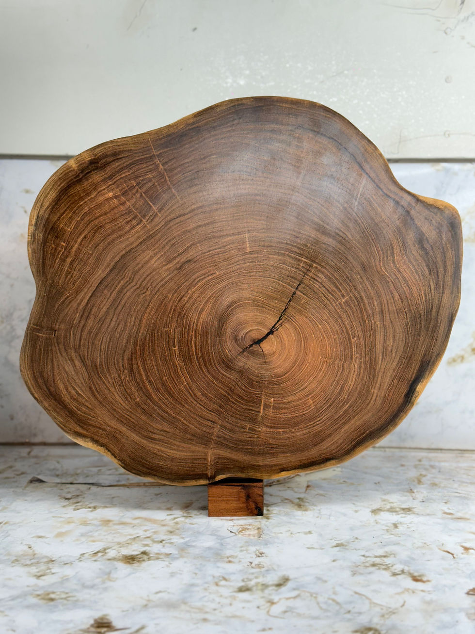 Thumbnail: 16” Mesquite chopping block 2” thick “BadBart”
