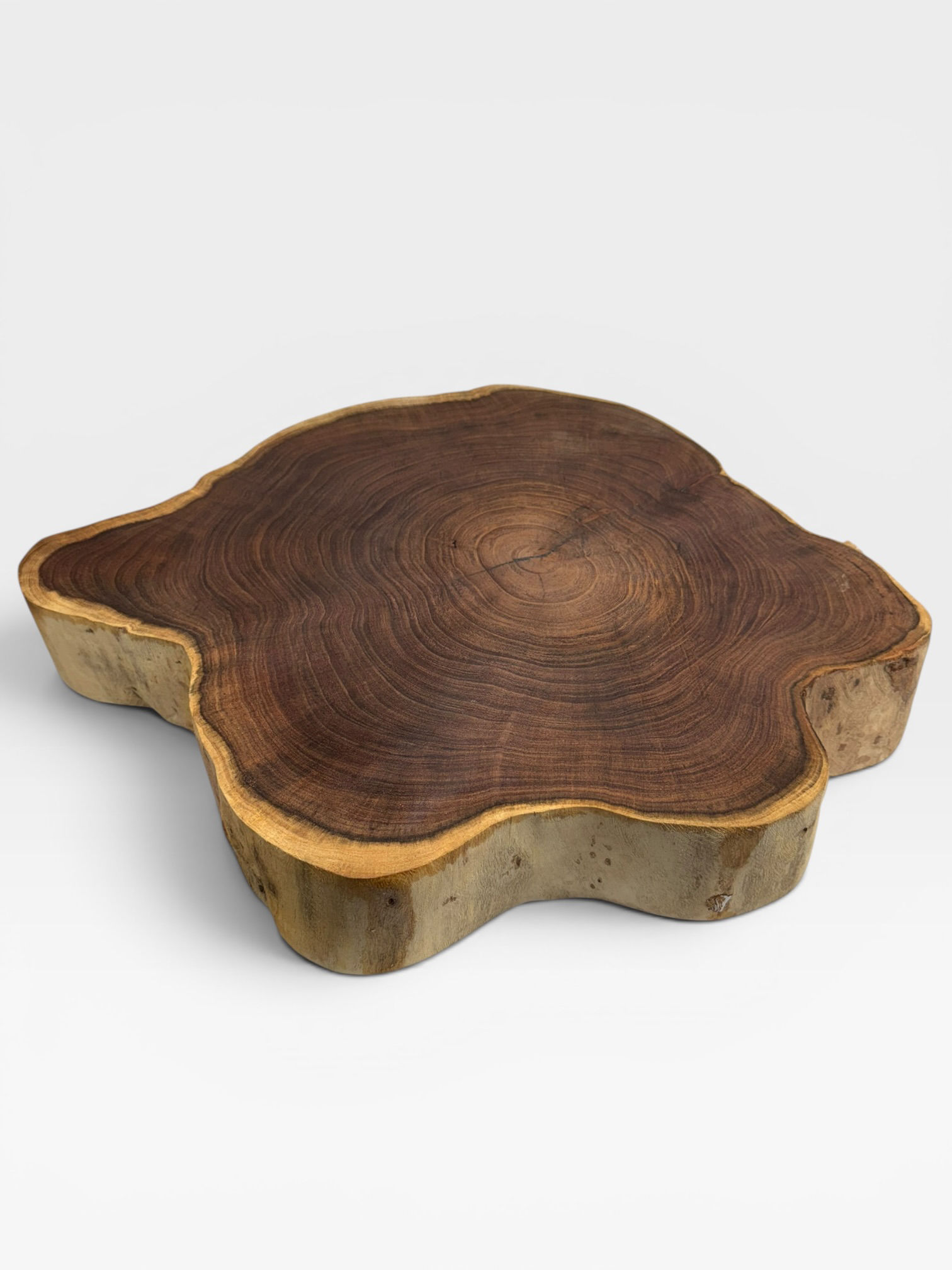 23”x 20” x4” Mesquite Stump Butcher Block “Bad Patrick”