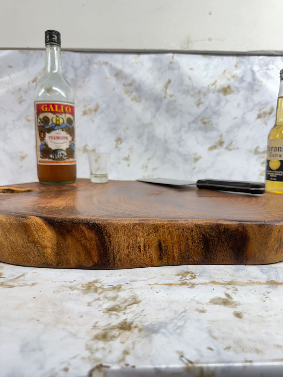 Thumbnail: Original cutting board 21”x13”x 2” piece  “bonespur”