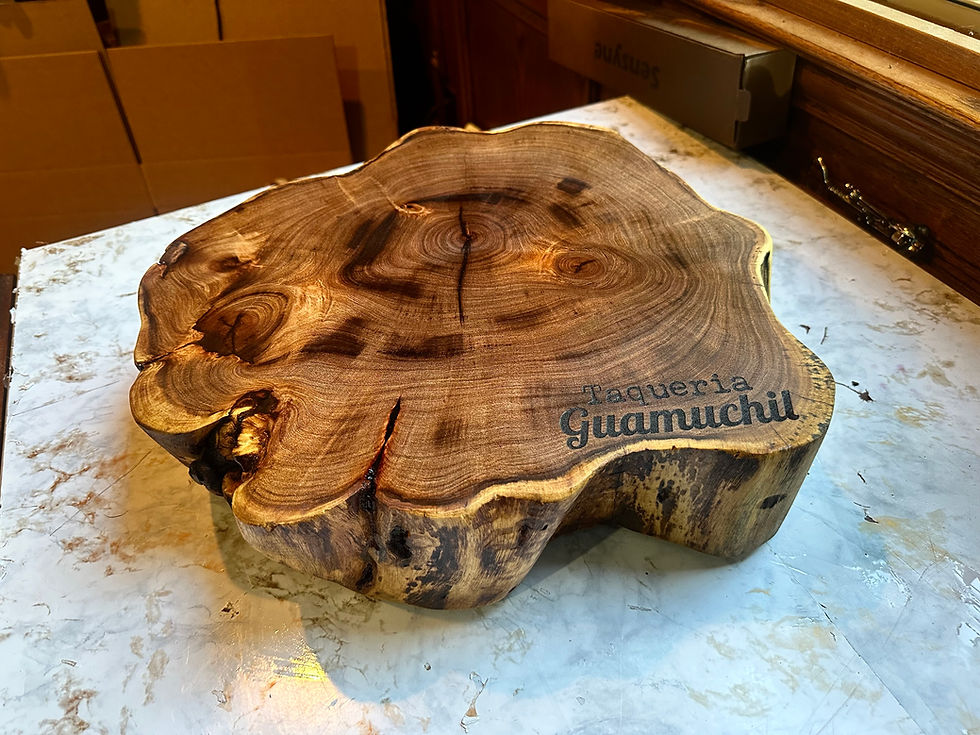 Thumbnail: 4" Thick Stump Chopping Block