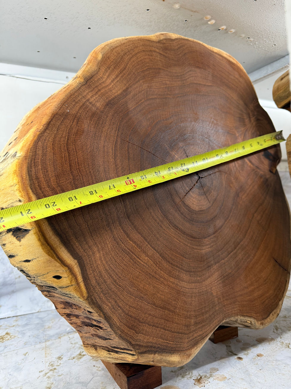 Thumbnail: 20" stump chopping block 4" thick “Steak Boss” lifetime guarantee 