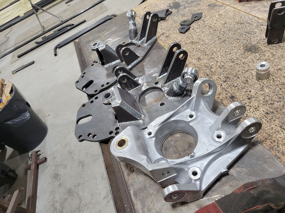 Thumbnail: Honda Talon R Rear Portal Plates (Bare Metal)